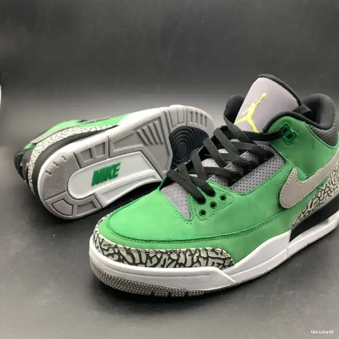 Cheap TBkick Jordan AJ3 PE shoes Air Retro Tinker 3 Ducks Oregon 867493 0426